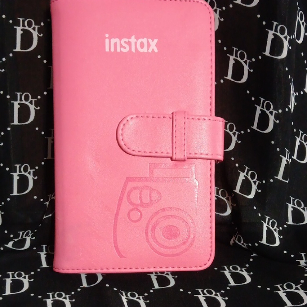 Instax Vibrant Pink Business Card  Pouch